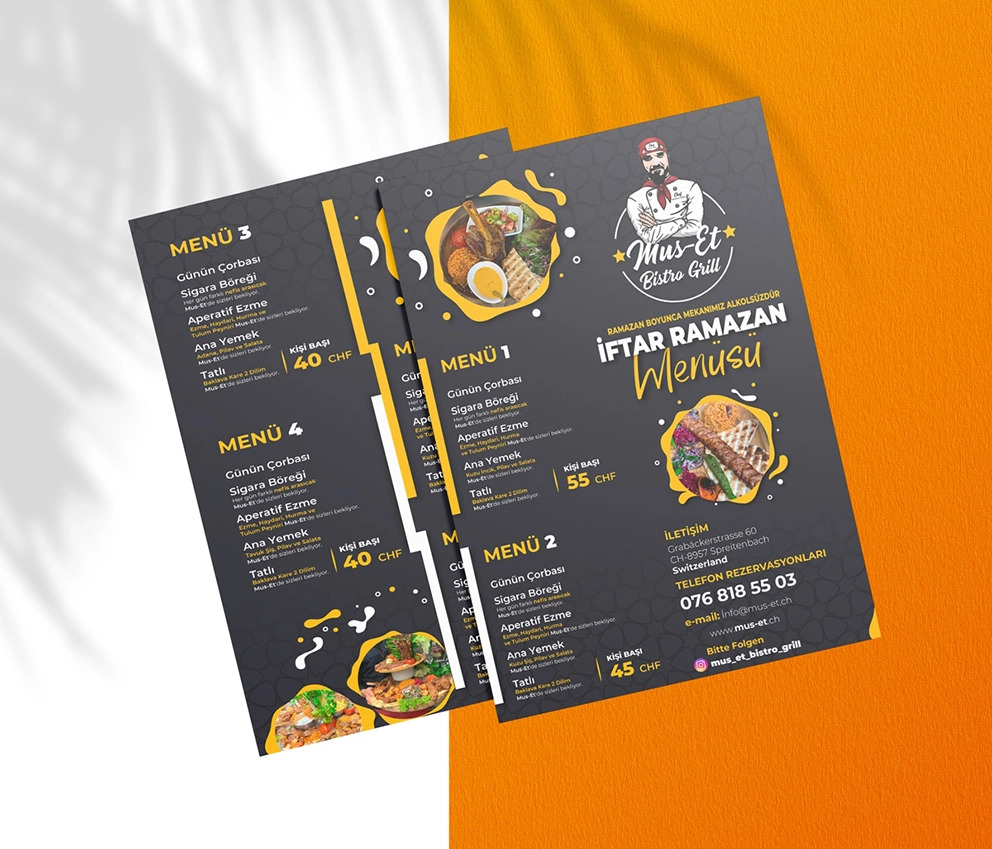 Forex Menü - Profesyonel tabela üretimi İstanbul